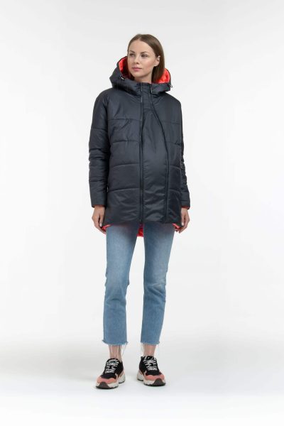 short winter jacket for pregnant women 2 in 1 model Neona